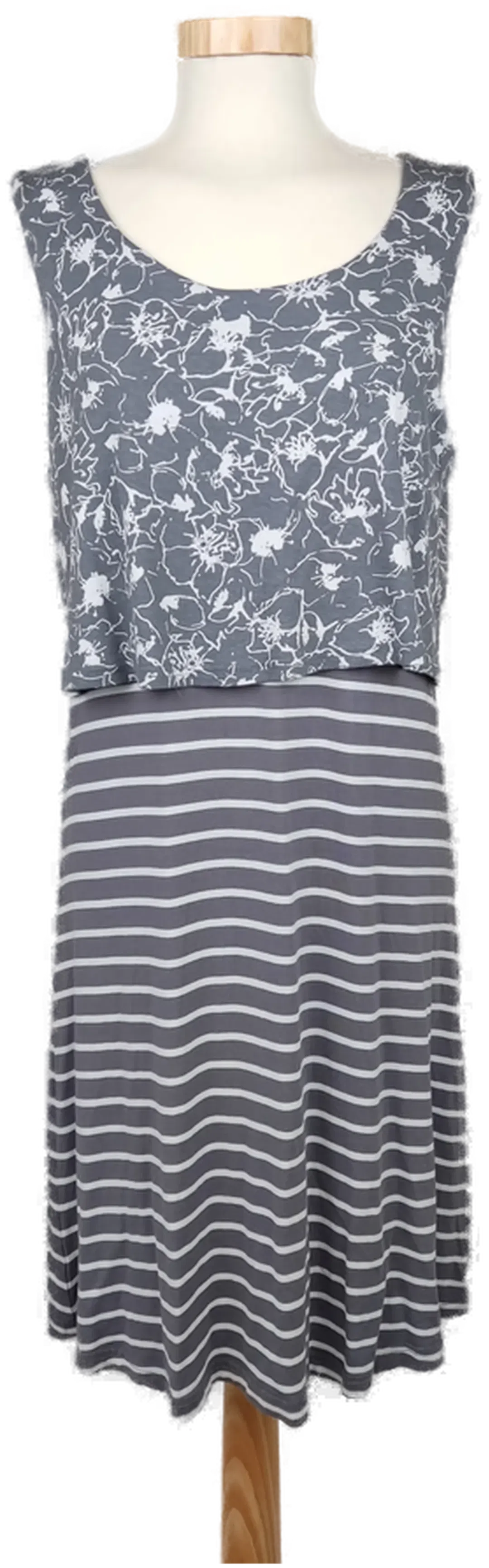 Gina Benotti Damen Midikleid, weiß/grau - Gr. S  - Bild 4