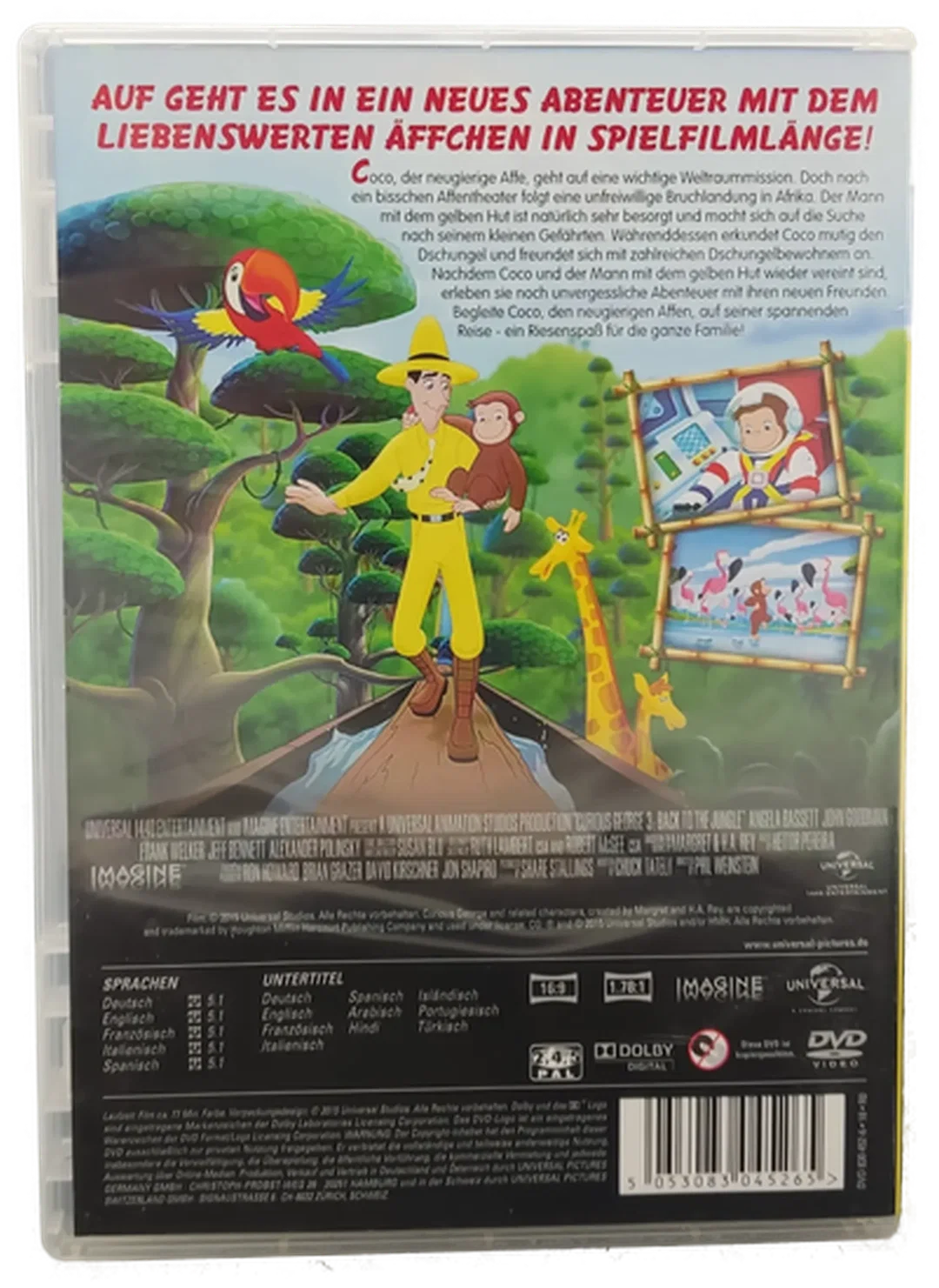 DVD "Coco, der neugierige Affe - Zurück in den Dschungel" – Bild 2