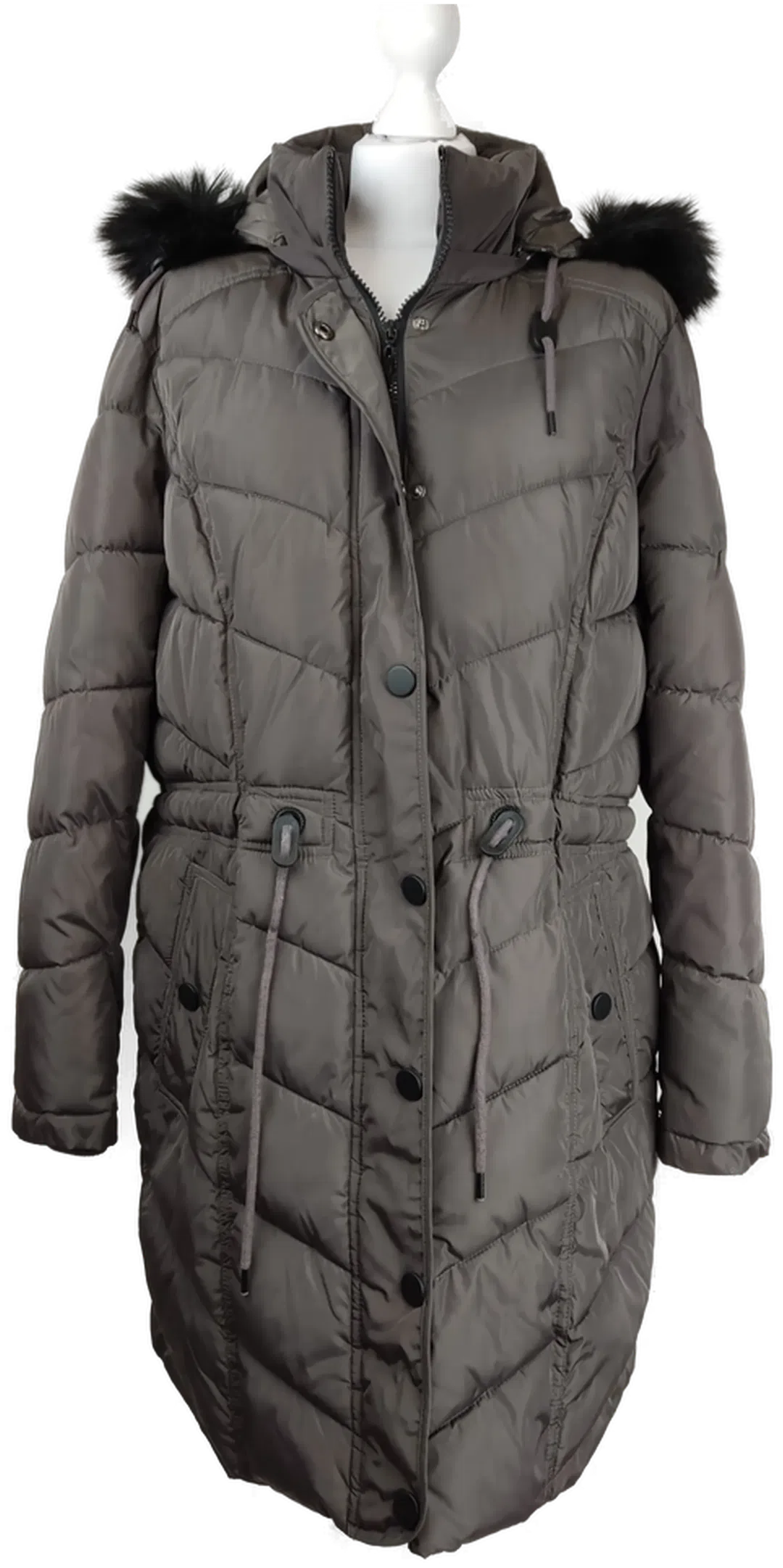 Damen Winterjacke GINA LAURA Polyester Gr. L | Kuschelig Warm - Bild 4