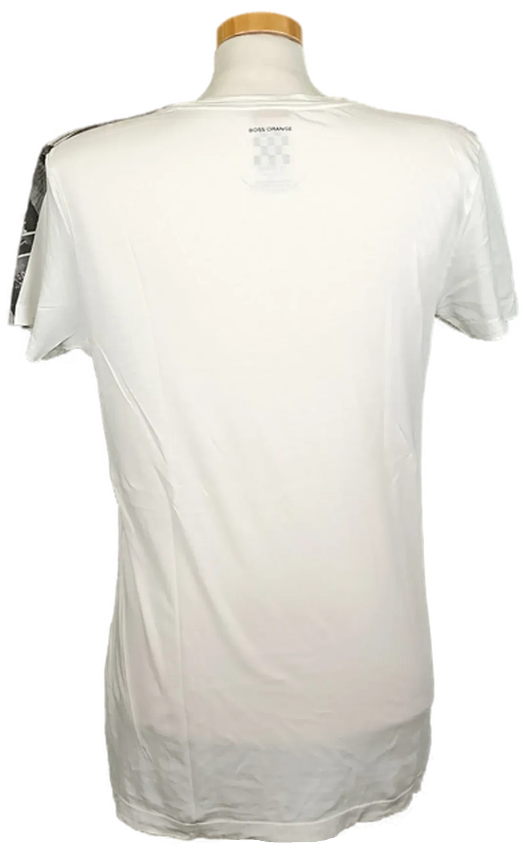 Hugo Boss Herren T-Shirt schwarz/weiß gemustert Gr. M – Bild 2