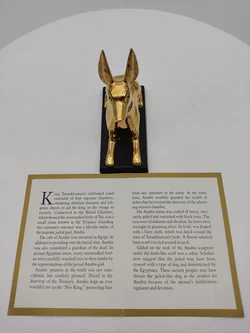 Anubis 'The jackal god' Porzellan & Zertifikat von Franklin Mint | Limitierte Rarität - Bild 9