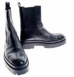  ZARA Plateaustiefeletten für Damen in schwarz, Größe 39 - Bild 3