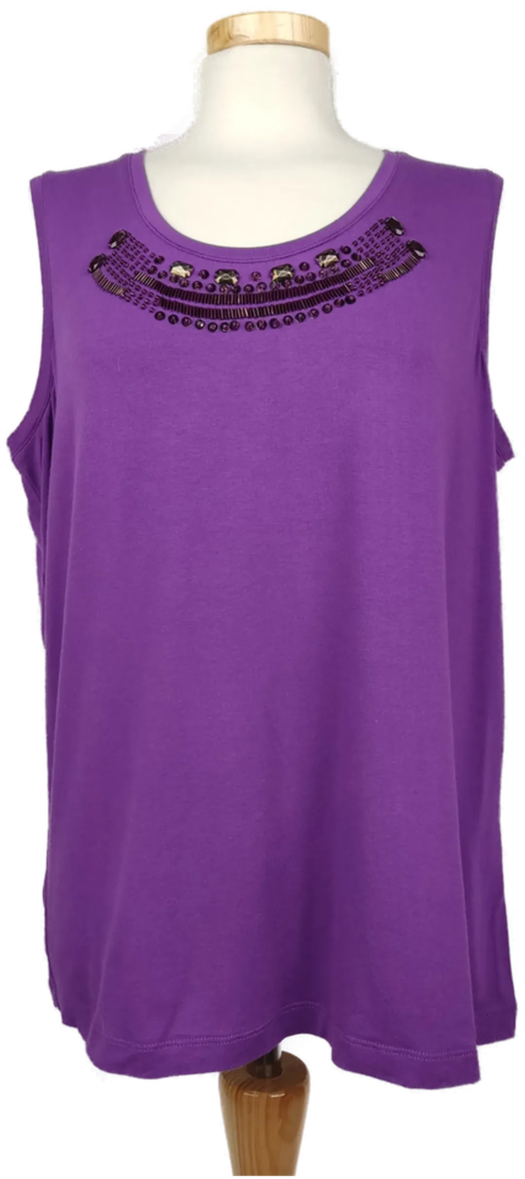 Bonita Damen Shirt mit Perlenstickerei - L/ 40 - Bild 1