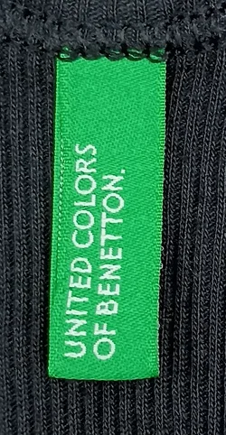 United Colors of Benetton Kindertop schwarz Gr. S/CH - Bild 3