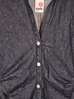 ZARA Damen Jeanskleid, marine - Gr. M  - Bild 3