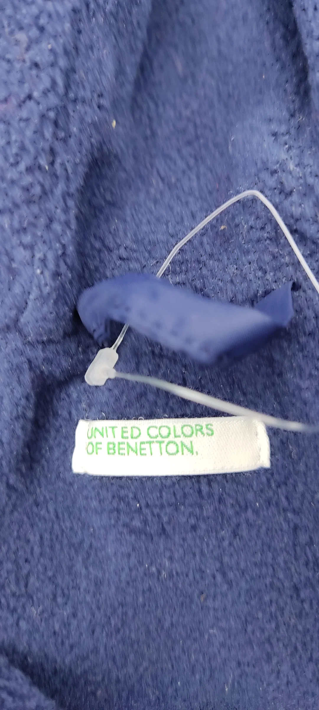Benetton Baby Jacke dunkelblau Gr. 56 – Bild 2