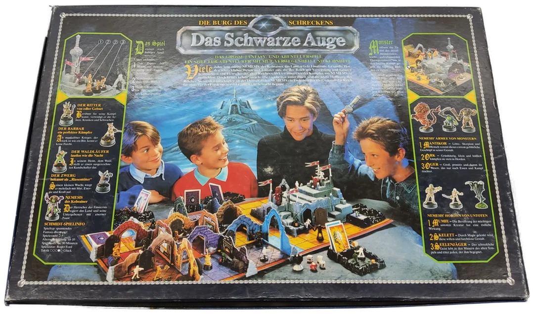 Schmidt Spiele -Das schwarze Auge "Burg des Schreckens" von 1991 – Bild 3