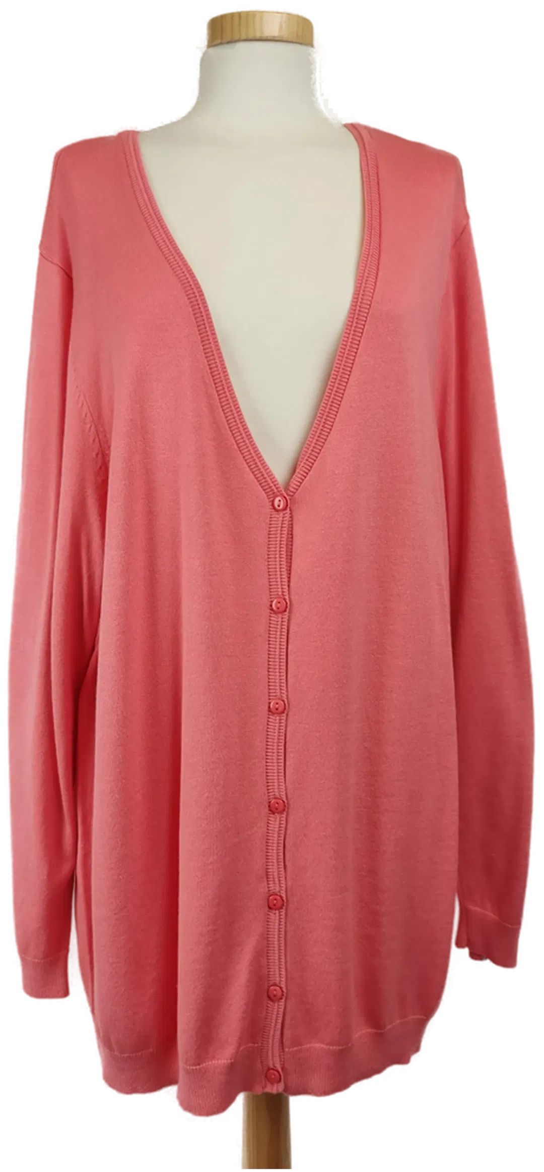 Damen Strickweste lachsfarben - 4XL/48 - Bild 1