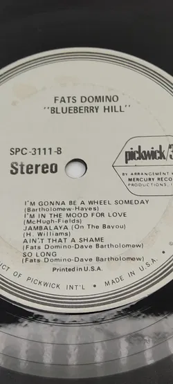 LP Vinyl Fats Domino 