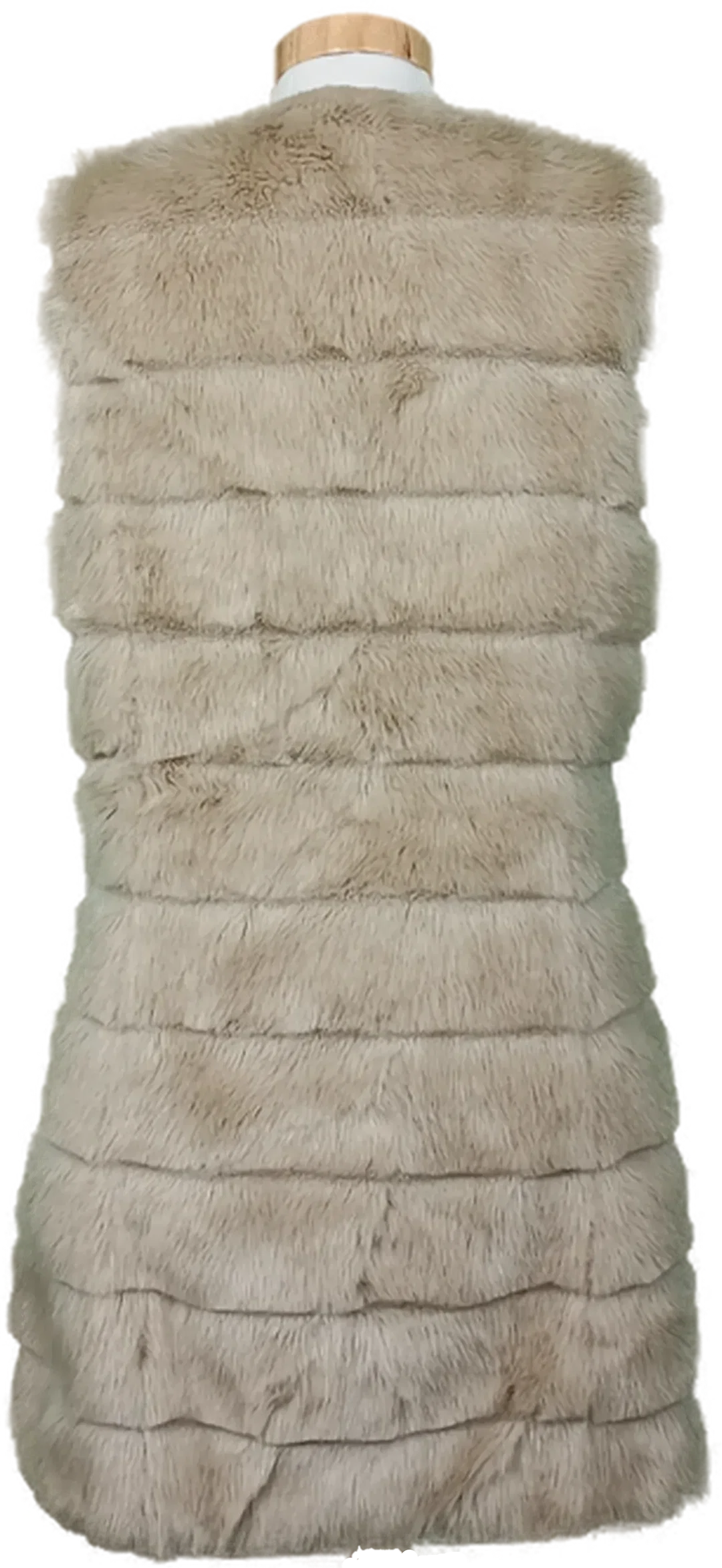 Yaya Damen Kunstfellweste beige Gr. M – Bild 2