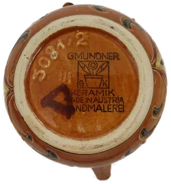 Gmundner Keramik Kanne Handbemalt Vintage Deko - Bild 4