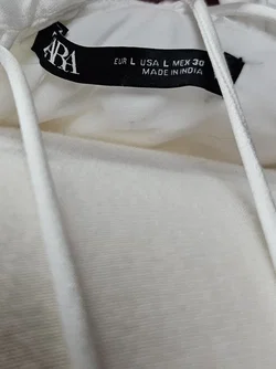 ZARA Damen Bustier Satin, cremeweiß - Gr. L / 40 – Vorschau 4