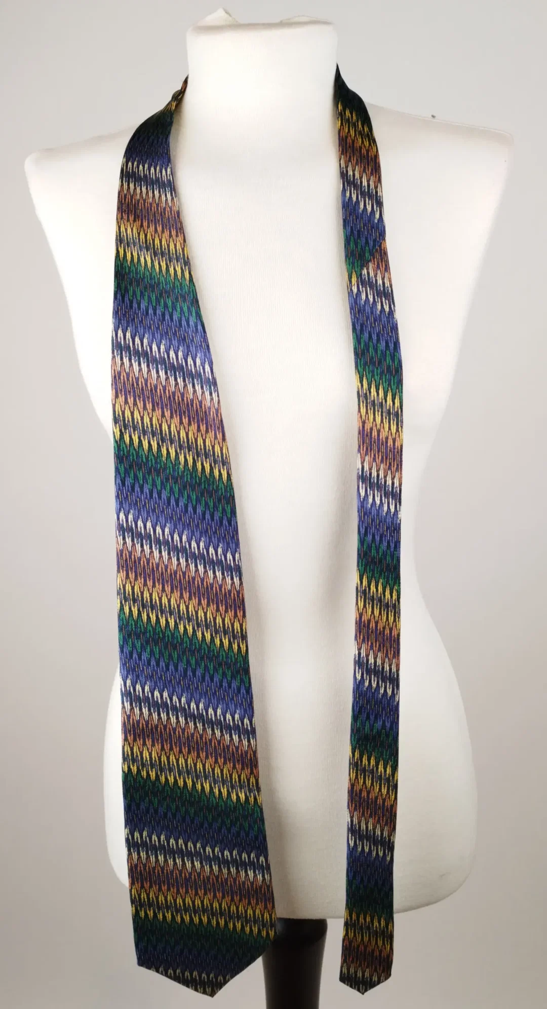 Bunte Massoni Krawatte - 100% Seide / Made in Italy - Bild 1