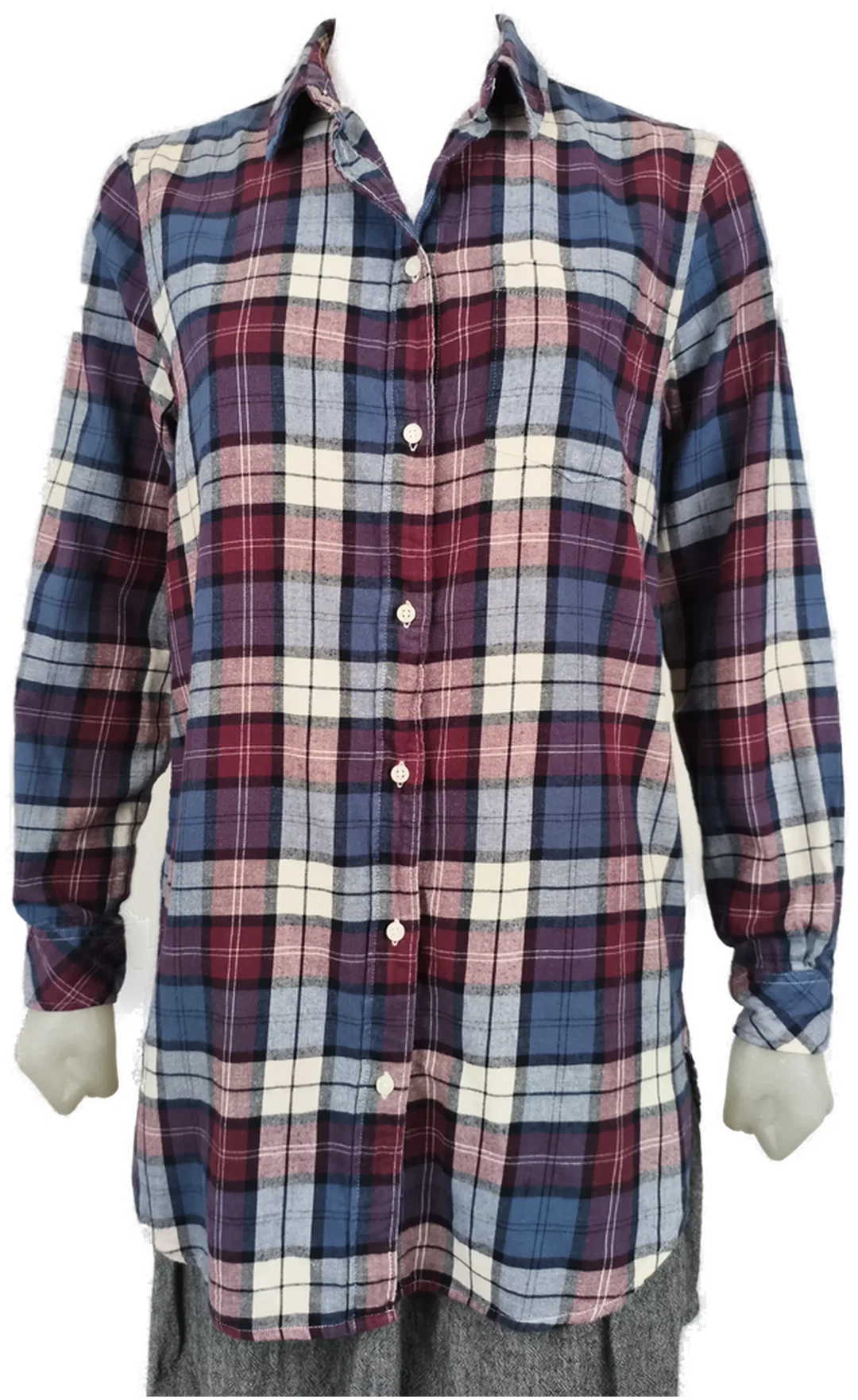 H&M, Flanellhemd Damen, Gr. 38, Country - Bild 1