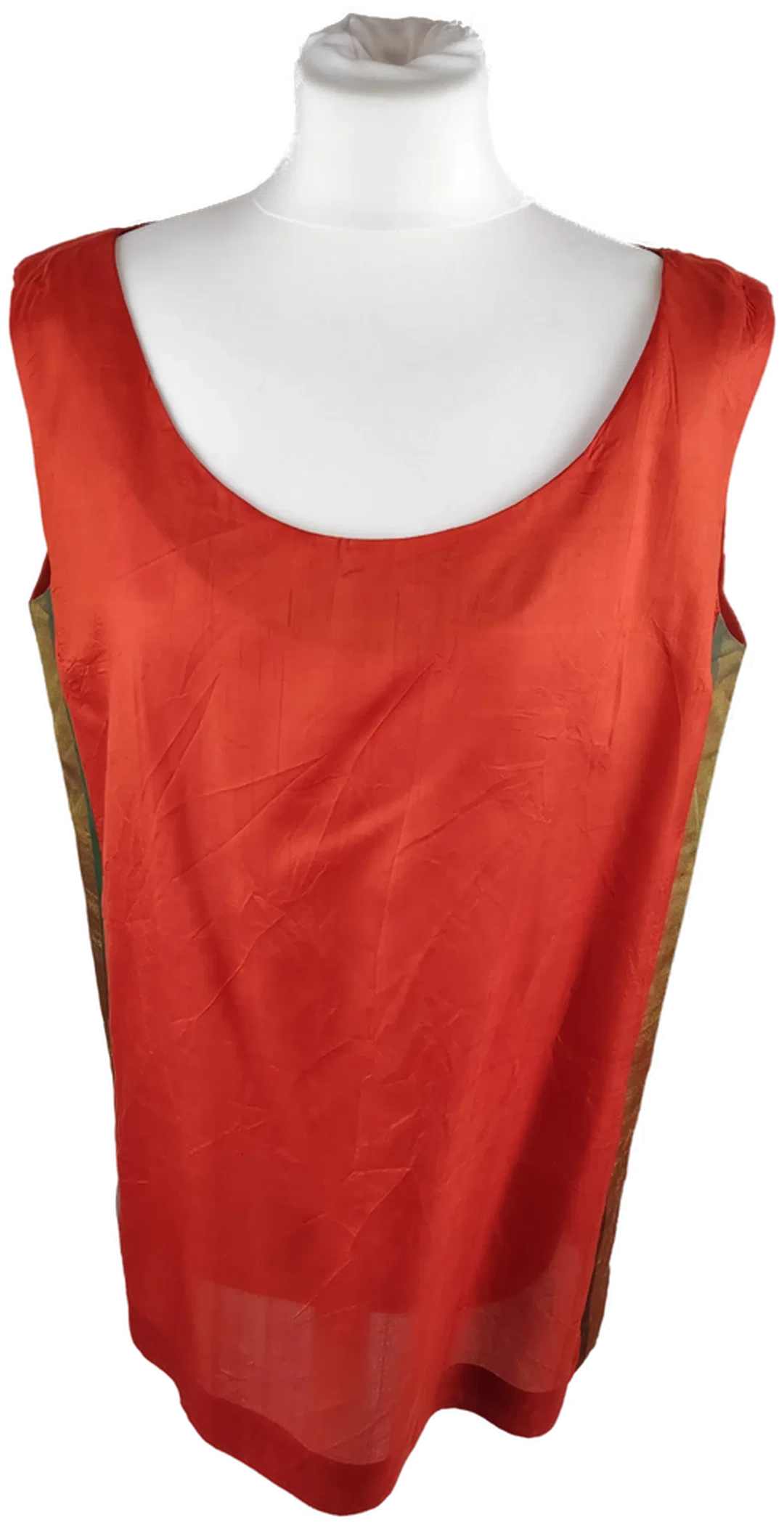 Damenbluse Orange Gr. 44 | Vintage-Schatz – Bild 1