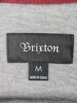 Brixton Herren T-Shirt, grau/rot - Gr. M - Bild 3