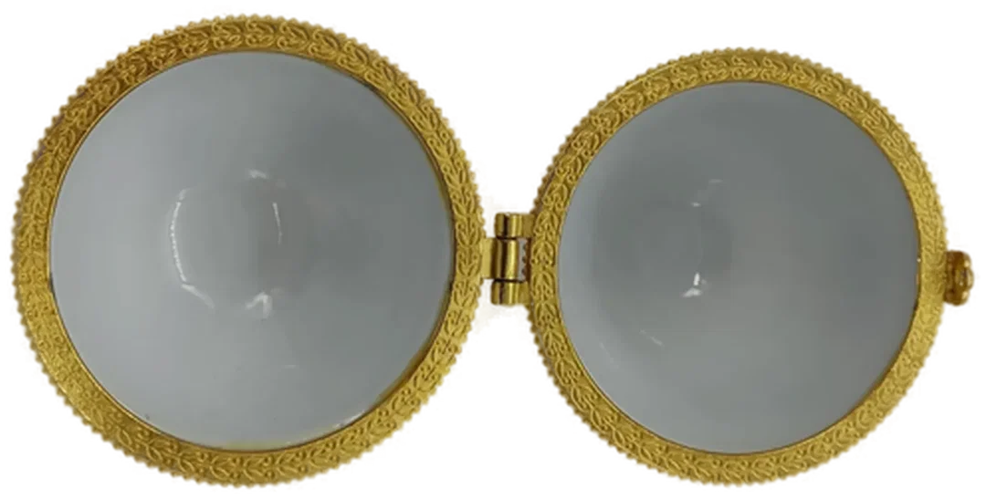 Limoge Porzellan Ei (Schmuck Ei) – Bild 2