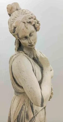 Klassische Skulptur Frauenfigur Steinguss 65 cm antiker Stil - Bild 2