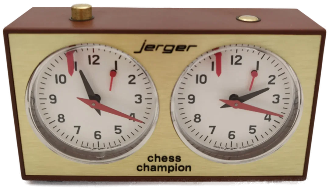 jerger chess champion - Schachuhr mit Federaufzug  – Bild 2