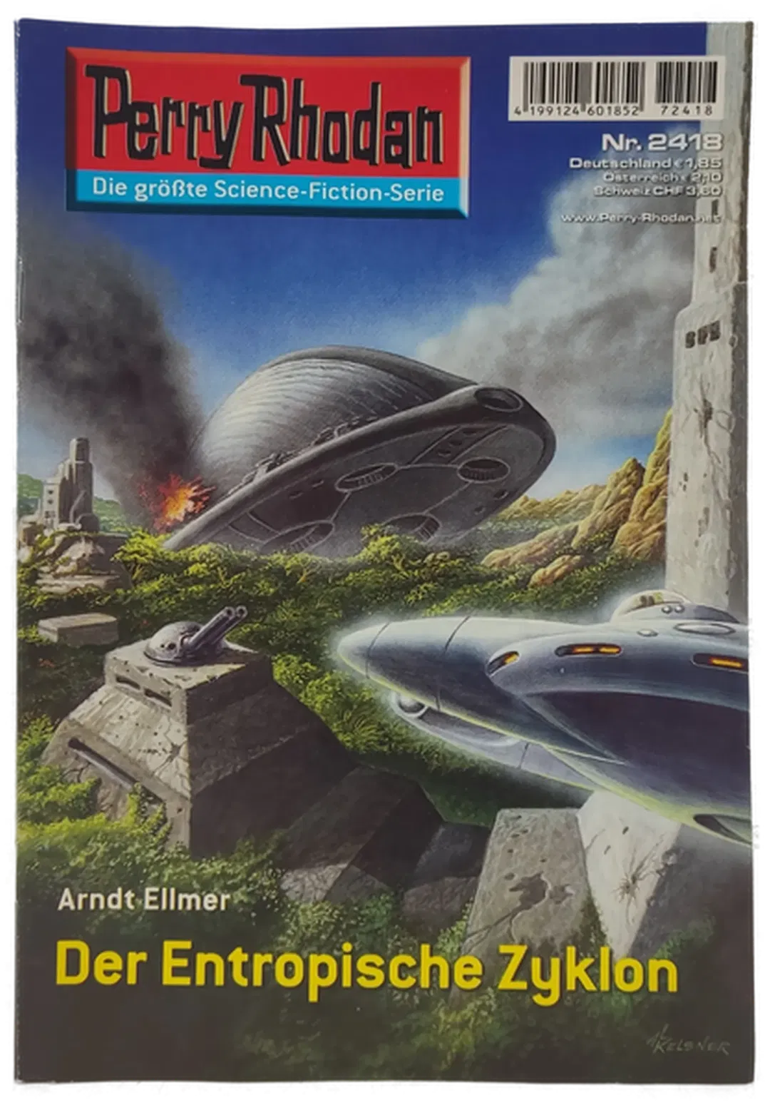 Romanheft Perry Rhodan Der Entropische Zyklon Erstauflage Nr.2418 - Bild 1