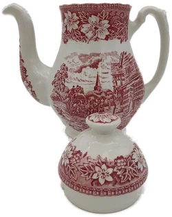 Royal Tudor Kaffeekanne rot England – Vorschau 2