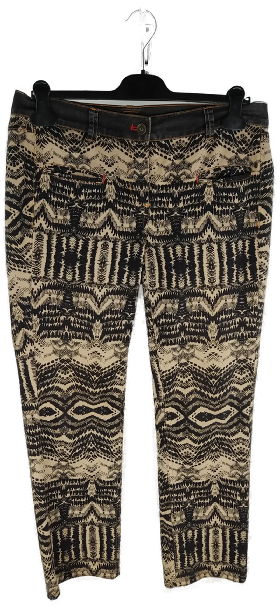 Basler Damenjeans / schwarz-beige gemustert - L/40 - Bild 4