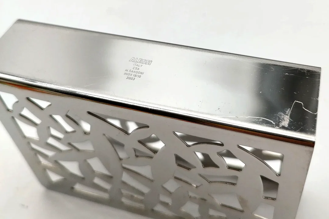 Alessi Serviettenhalter Edelstahl | Stilvoller Tischakzent – Bild 3