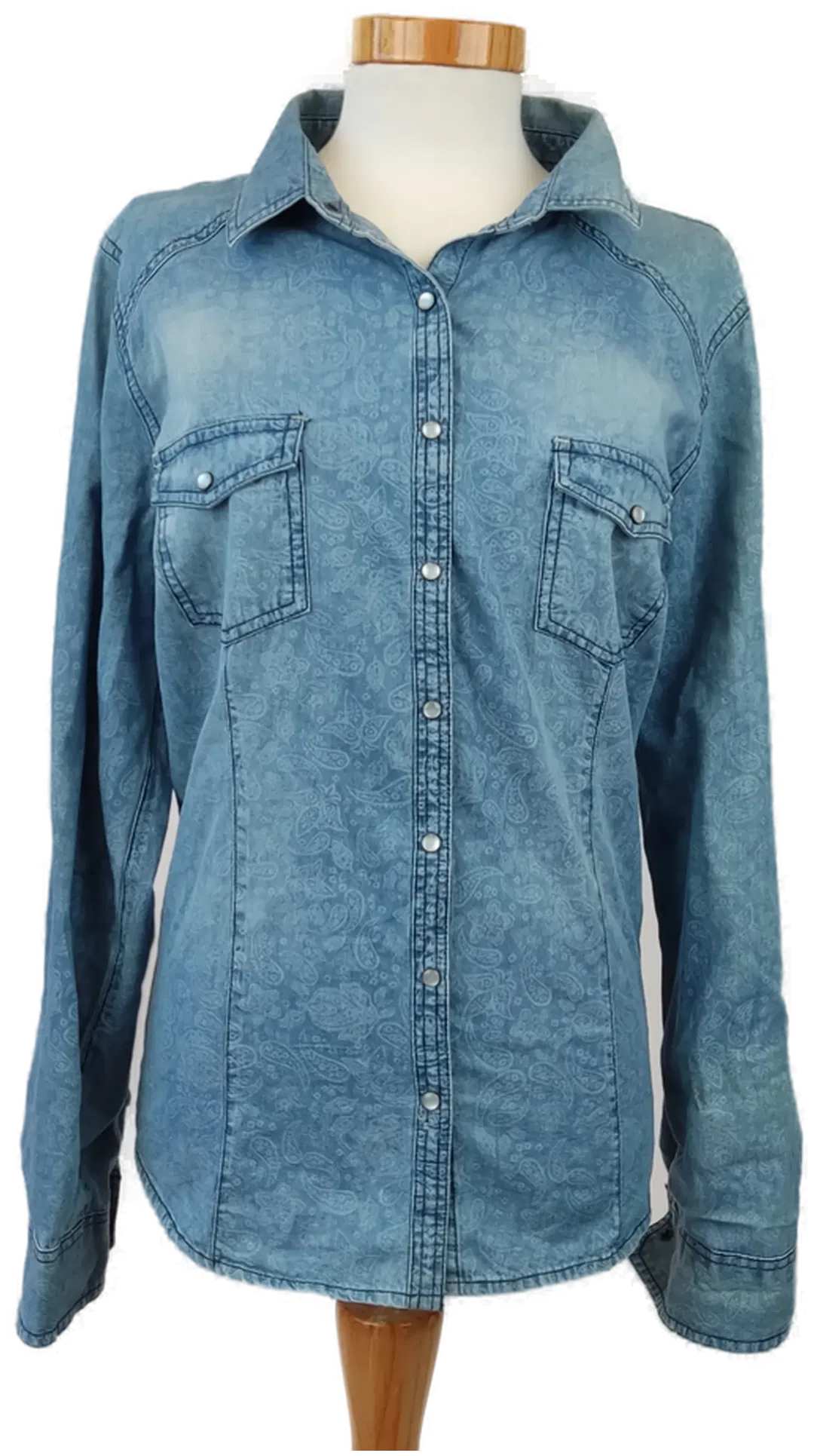 Yessica C&A Jeansbluse Damen blau - 44 - Bild 1