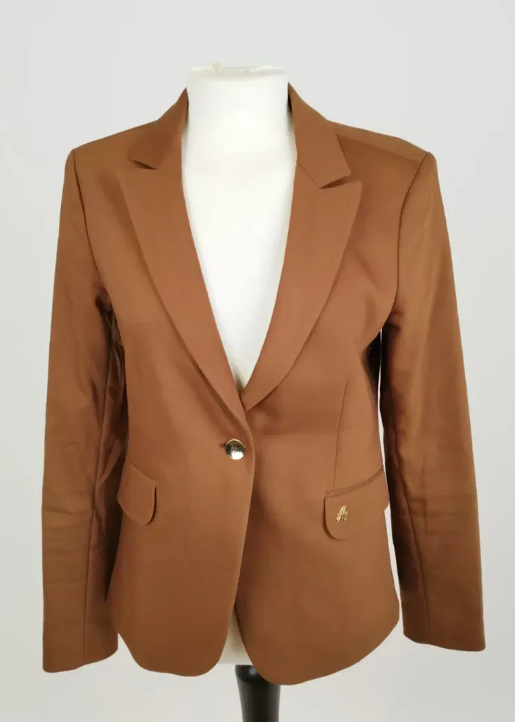 Mos Mosh Blazer Braun - 36 / 53% Baumwolle, 44% Nylon, 3% Elasthan - Bild 1