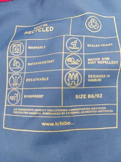 Tchibo Kinder Matschhose Blau Gr. 86/92 - Bild 3