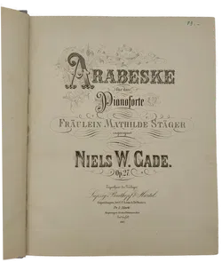 Notenbuch Klavier Niels Wilhem Gade - Bild 2