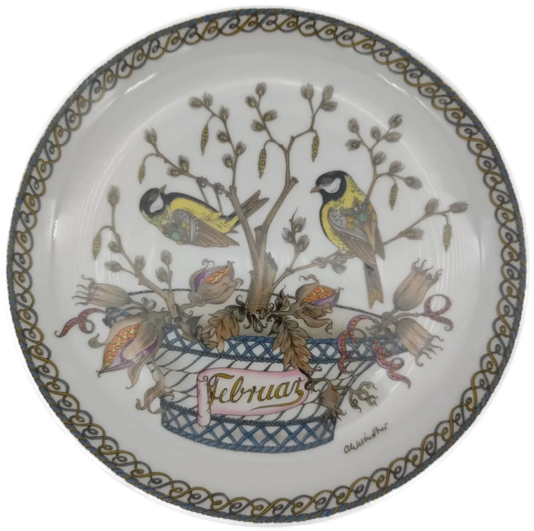 Hutschenreuther - Original Monatssammelteller 12 Stück - Design "Ole Winther" – Bild 11