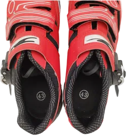 Gebrauchte rote Rennradschuhe - Gr. 43 - Bild 3