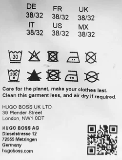 Boss Herrenjeans blau Gr. 38/32 – Vorschau 4