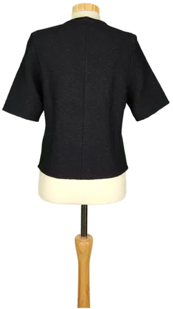 Steffner Damen Kurzarm-Strickweste blauschwarz - M/40 - Bild 2