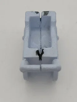 Puppenhaus Zubehör: Miniatur-Kinderwagen Metall | Sammlerstück  - Bild 3