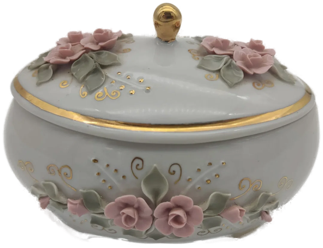 Fenix KISLOVODSK Porzellan - Schmuckdose - Bild 1