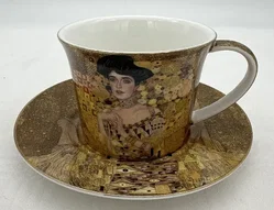 Kaffeetasse mit Untertasse - Gustav Klimt