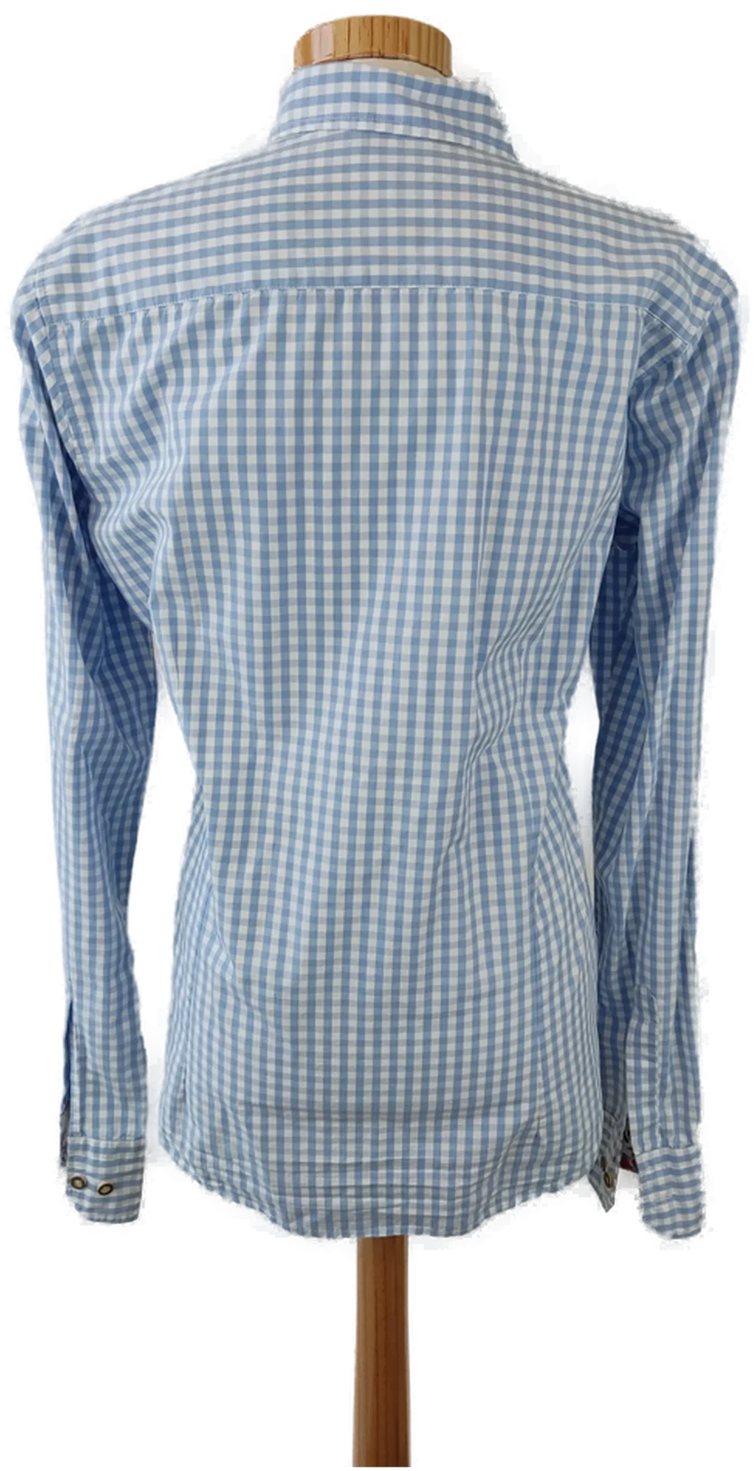 Pure Casual Damenbluse weiß, blau kariert - Gr. M/38  – Bild 3