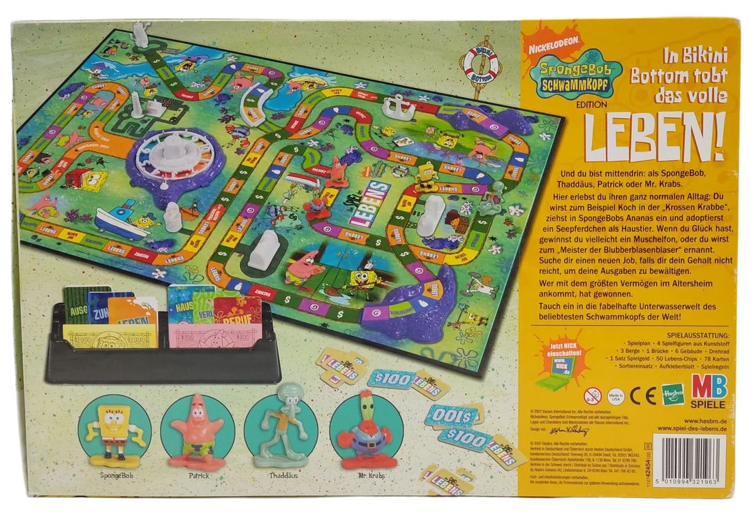 SpongeBob Schwammkopf Edition - Das Spiel des Lebens - MB Spiele – Bild 2