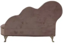 Schmuckkästchen mit Spiegel in Diwan-Form aus Samt in rosa - Bild 3