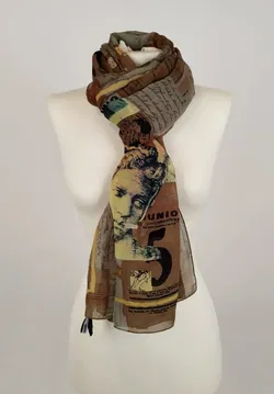 Moschino Schal mit historischem Motiv - Bild 2