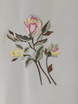 Damen Blazer Sommerjacke - geblümt, weiß - Gr. 50  - Bild 5