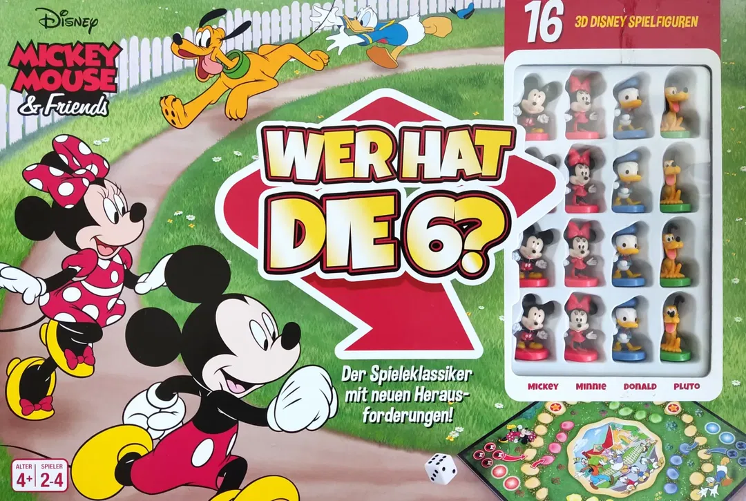 Wer hat die 6? - Disney Mickey Mouse & Friends - Gesellschaftsspiel  - Bild 1