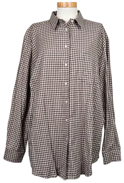 Mauro Aureli Vintage Damen Hemd, grün - Gr. 46 - Bild 1