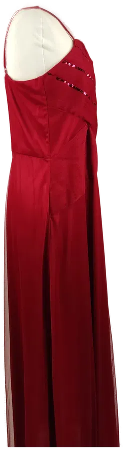 Bodyflirt Damen Abendkleid bordeaux mit Pailletten - XXXL/46 - Bild 3