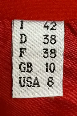 Moschino Damen Minirock rot Gr. M - Bild 4