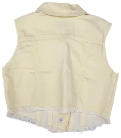 United Colors of Benetton Kinderweste gelb Gr. XXS - Bild 2