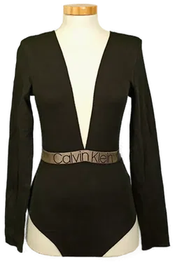 Calvin Klein Damen Bodysuit schwarz Gr. XS - Bild 1