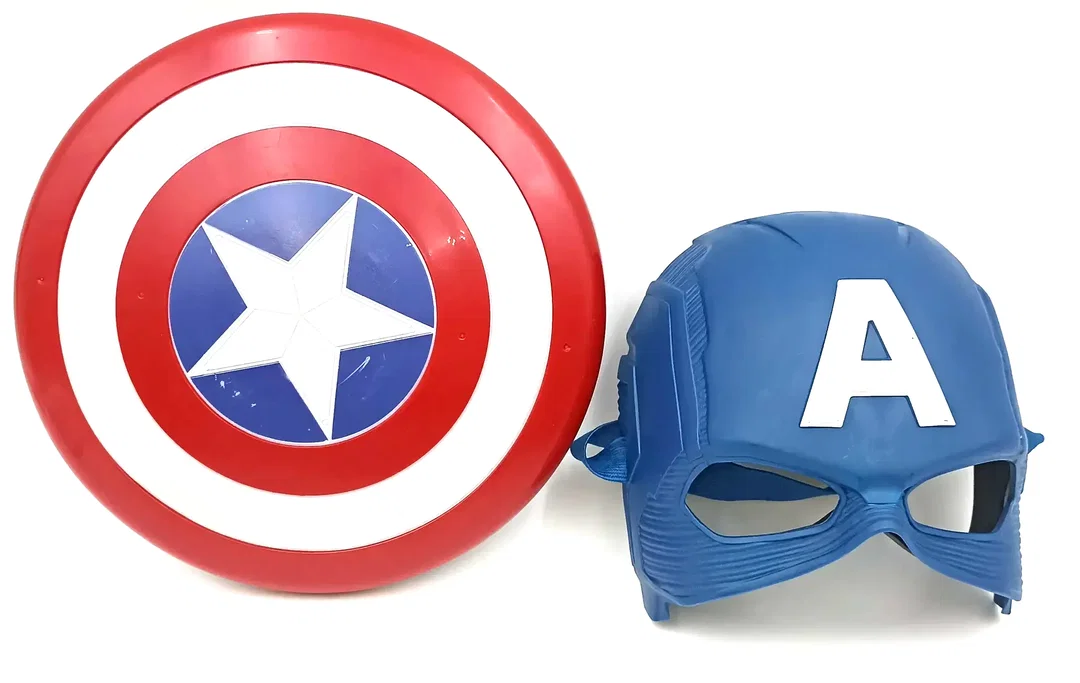 Marvel Avengers Captain America Maske & magnetisches Schild - Bild 1